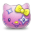 Hello Kitty Rockstar Icon 48x48 png